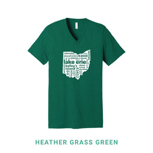 Lake Erie V Neck T-Shirt