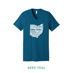 Lake Erie V Neck T-Shirt