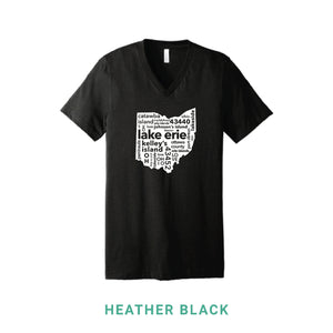 Lake Erie V Neck T-Shirt