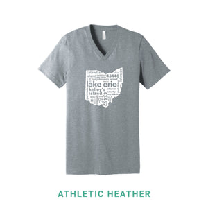 Lake Erie V Neck T-Shirt