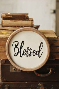 Living Sign | 12" | Blessed