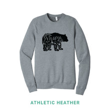 Load image into Gallery viewer, Mama Bear Black Print Crewneck Sweatshirt

