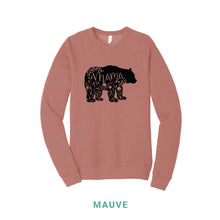 Load image into Gallery viewer, Mama Bear Black Print Crewneck Sweatshirt
