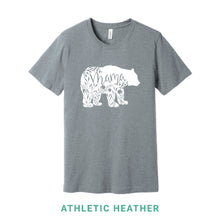 Load image into Gallery viewer, Mama Bear White Print Crew Neck T-Shirt
