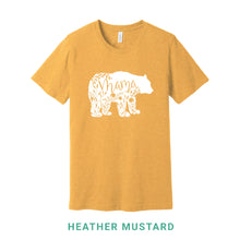Load image into Gallery viewer, Mama Bear White Print Crew Neck T-Shirt
