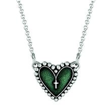 Load image into Gallery viewer, Rosary Heart Necklace
