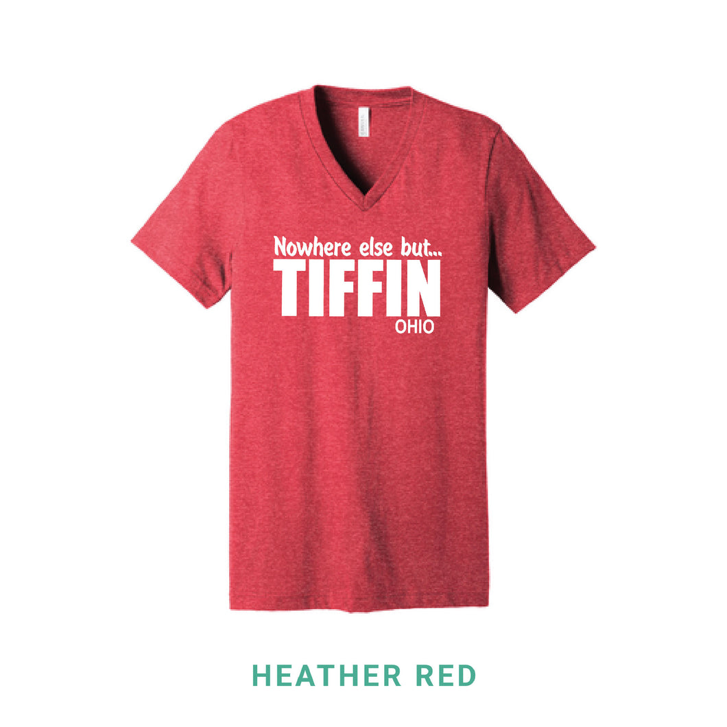Nowhere Else But Tiffin V Neck T-Shirt