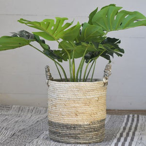 SMALL CORN ROPE BASKET