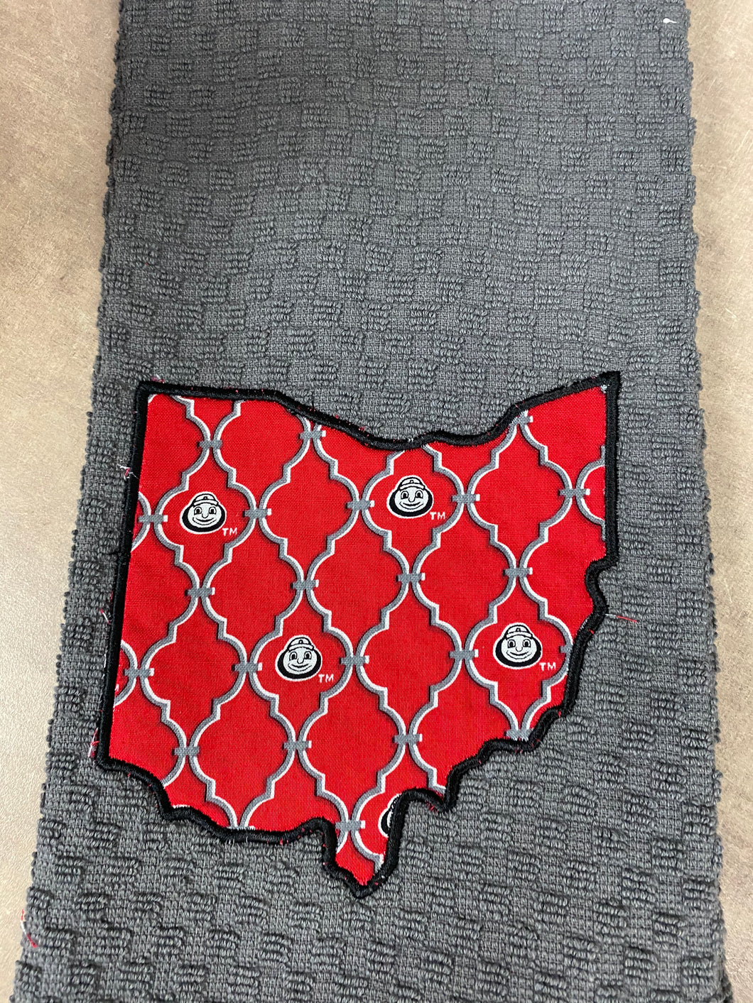 Ohio Towel Buckeye Grey