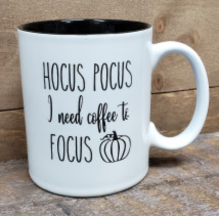 Hocus Pocus White Mug - Simply Susan’s