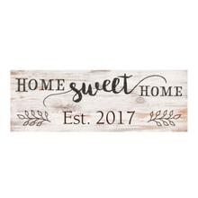 Load image into Gallery viewer, Personalized Home Sweet Home Sign
