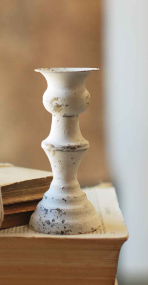 Alette Candle Holder | Cream | 5.5