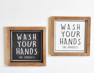 WASH HANDS SIGN