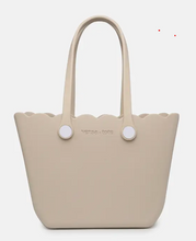 Load image into Gallery viewer, Rose Scalloped Versa Tote w/ Interchangeable Straps
