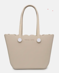 Rose Scalloped Versa Tote w/ Interchangeable Straps