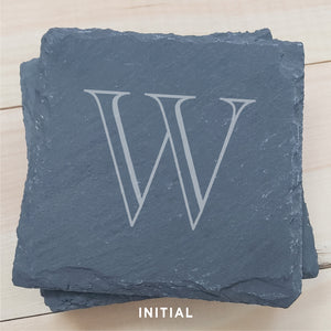 Personalized Slate Coasters (4-pack)