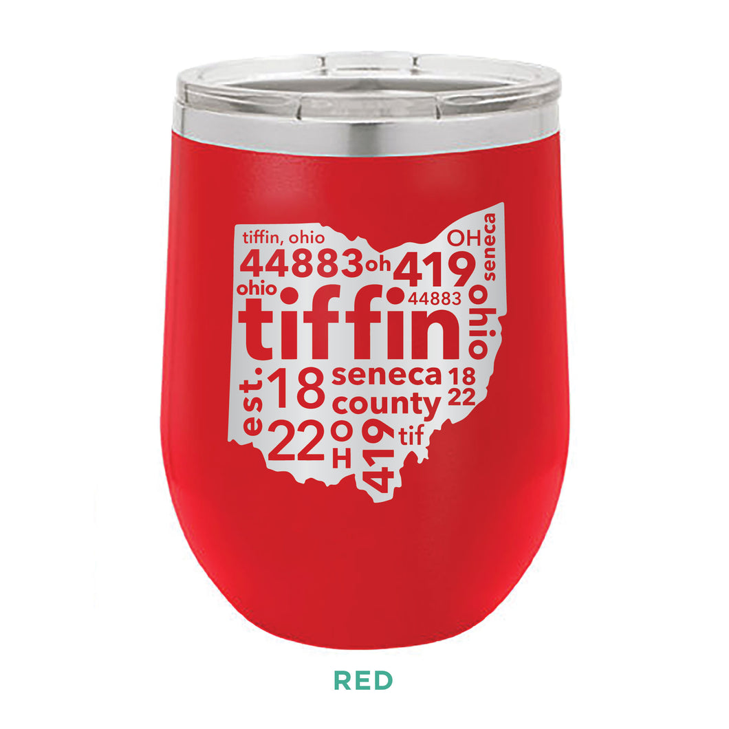 Tiffin Ohio 12oz Wine Tumbler