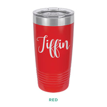 Load image into Gallery viewer, Tiffin Script Tumbler
