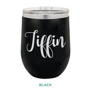 Tiffin Script 12oz Wine Tumbler