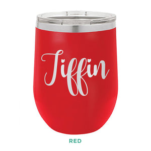 Tiffin Script 12oz Wine Tumbler