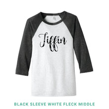 Load image into Gallery viewer, Tiffin Script Baseball T-Shirt
