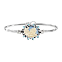 Load image into Gallery viewer, Angel Cameo Bangle Bracelet
