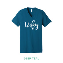 Load image into Gallery viewer, Wifey V Neck T-Shirt
