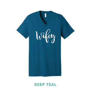 Wifey V Neck T-Shirt