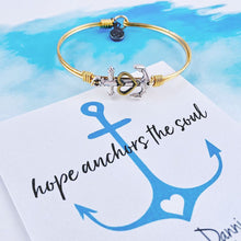 Load image into Gallery viewer, Anchor Bangle Bracelet - Simply Susan’s
