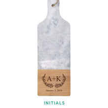 Load image into Gallery viewer, Personalized Marble Serving Board
