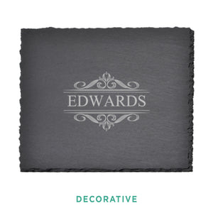 Personalized Slate Cheese Board