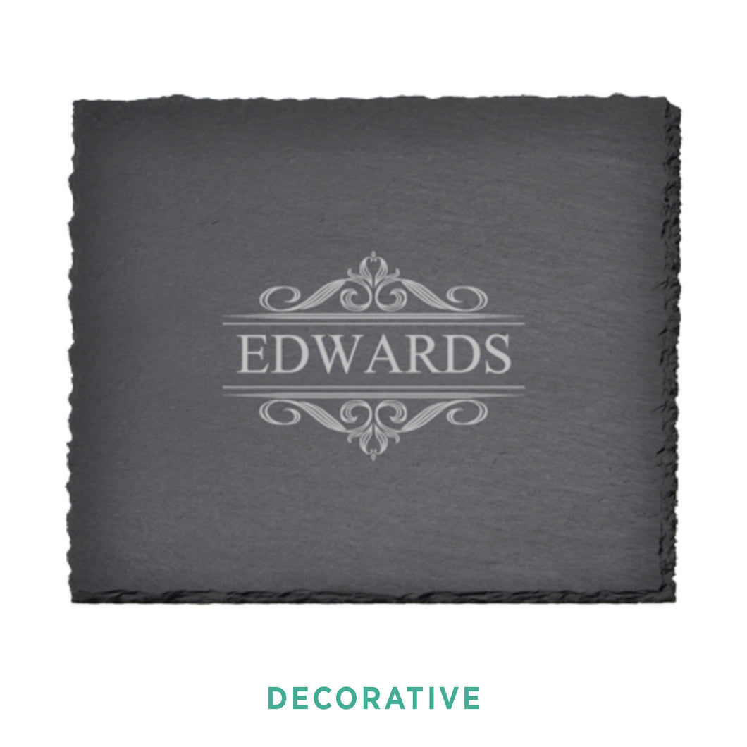 Personalized Slate Cheese Board