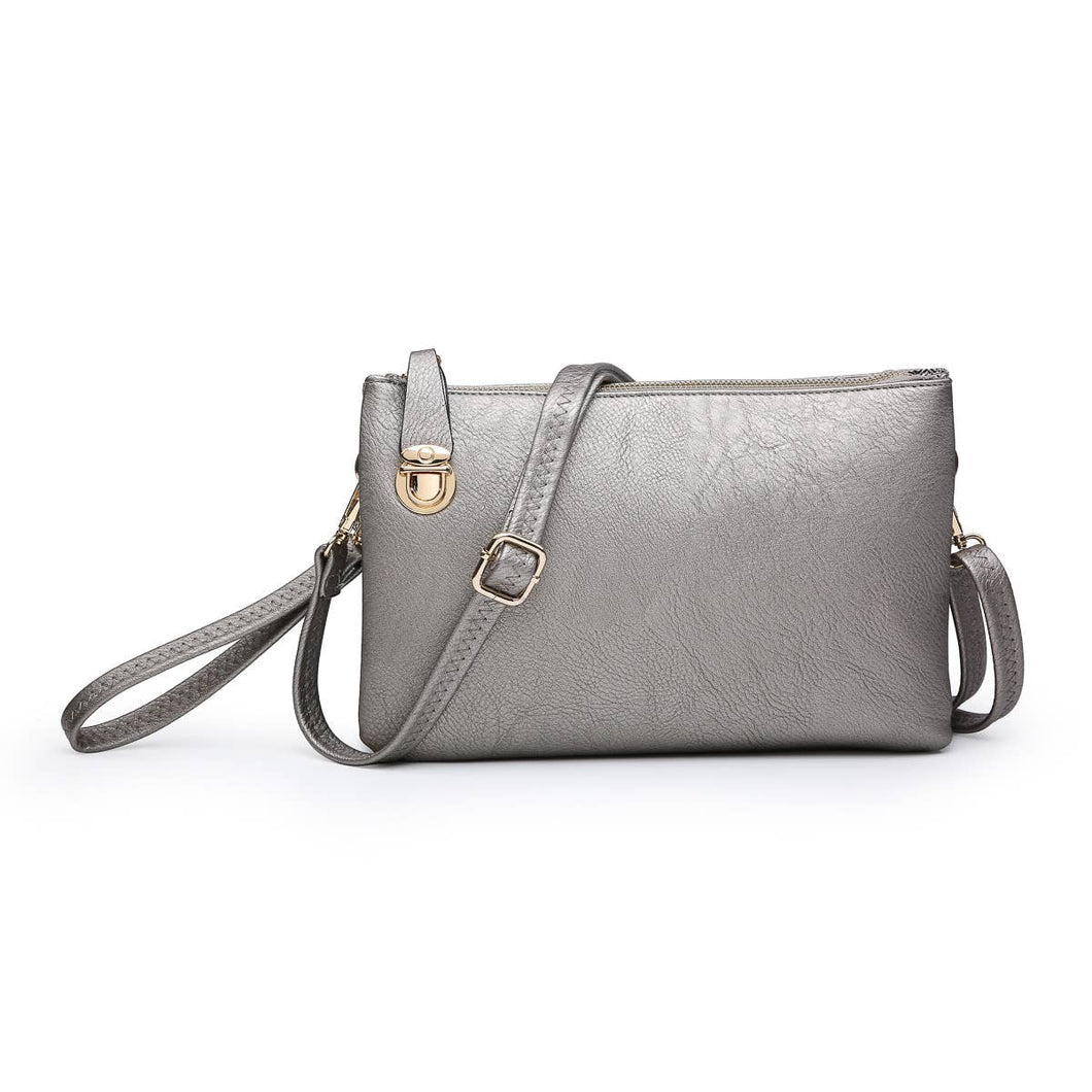 Sarah Crossbody/Clutch w/ Top Zip & Lock Closure