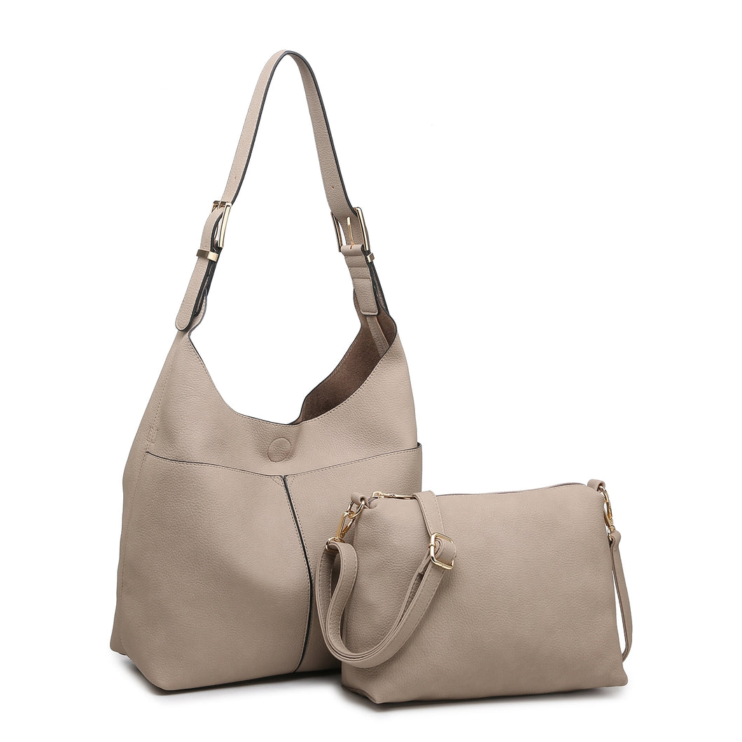 Ida Slouchy Hobo Bag w/ Adjustable Strap