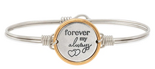 Load image into Gallery viewer, FOREVER MY ALWAYS BANGLE BRACELET
