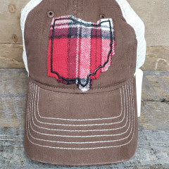 OHIO HAT TRUCKER BROWN CHRISTOPHER