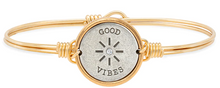 Load image into Gallery viewer, GOOD VIBES BANGLE BRACELET
