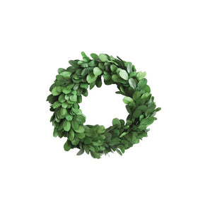 6" Round Preserved Boxwood Wreath - Simply Susan’s