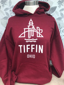 New Tiffin Logo  Hooded Sweatshirt