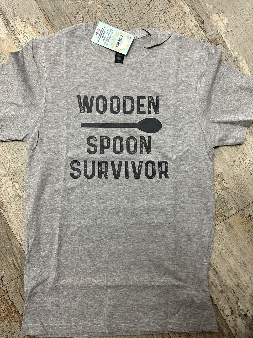 Wooden Spoon Survivor Crew T Shirt