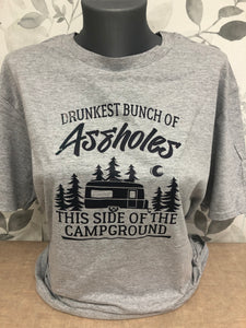 Drunkest Bunch Camp T Shirt