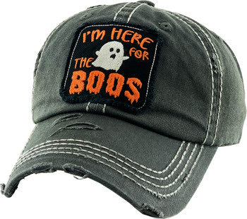 Vintage Hat Here For The Boos