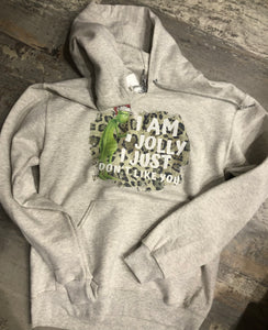 Grinch Christmas Hooded Sweatshirt