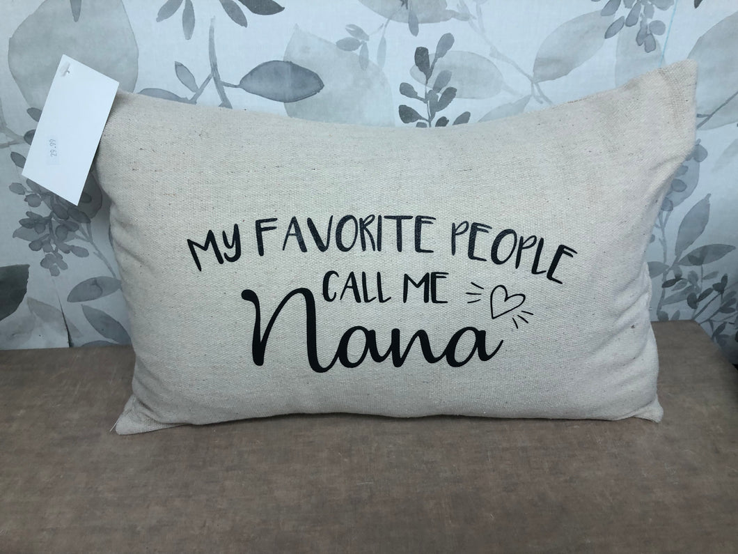 12x18 Nana Pillow