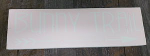 4x12 Bunny Trail Pink Handmade Sign - Simply Susan’s