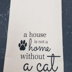 Without a Cat Tea Towel - Simply Susan’s