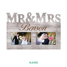 Load image into Gallery viewer, Personalized Mr. &amp; Mrs. Frame 4x6
