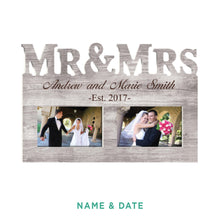 Load image into Gallery viewer, Personalized Mr. &amp; Mrs. Frame 4x6
