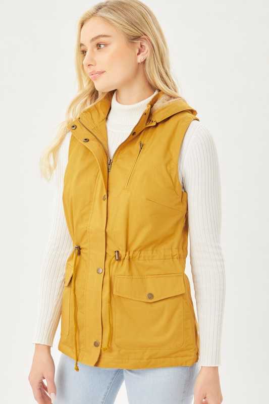 MICHELLE MUSTARD VEST