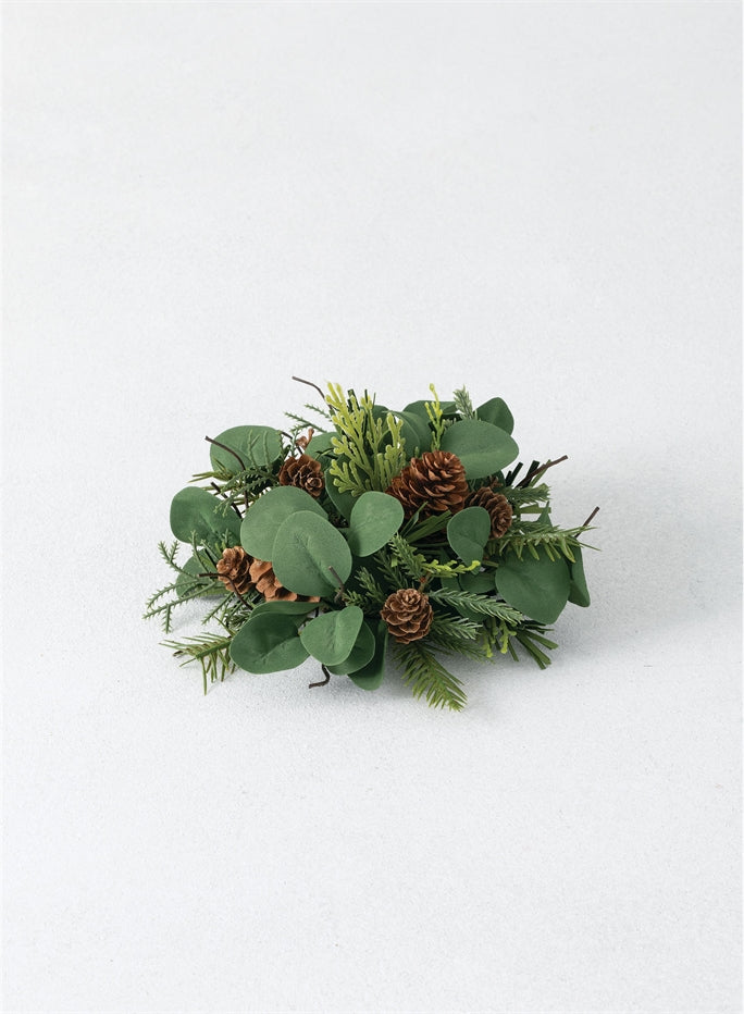MIXED PINE CONE EUC ORB